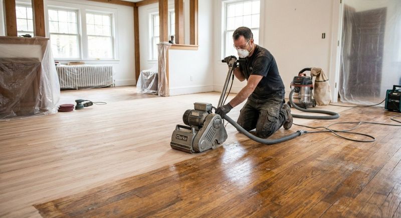 Cherry Floor Refinishing in Olathe, KS