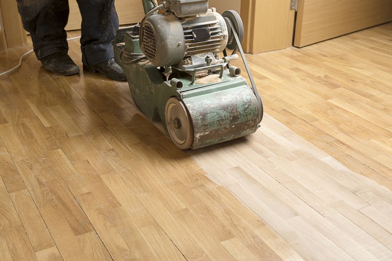 Applying Finish to Wooden Floor