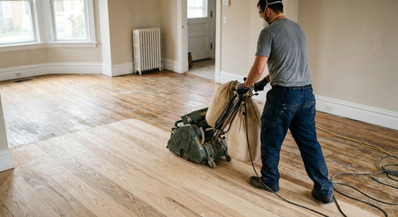 Hickory Floor Refinishing in Alpharetta, GA